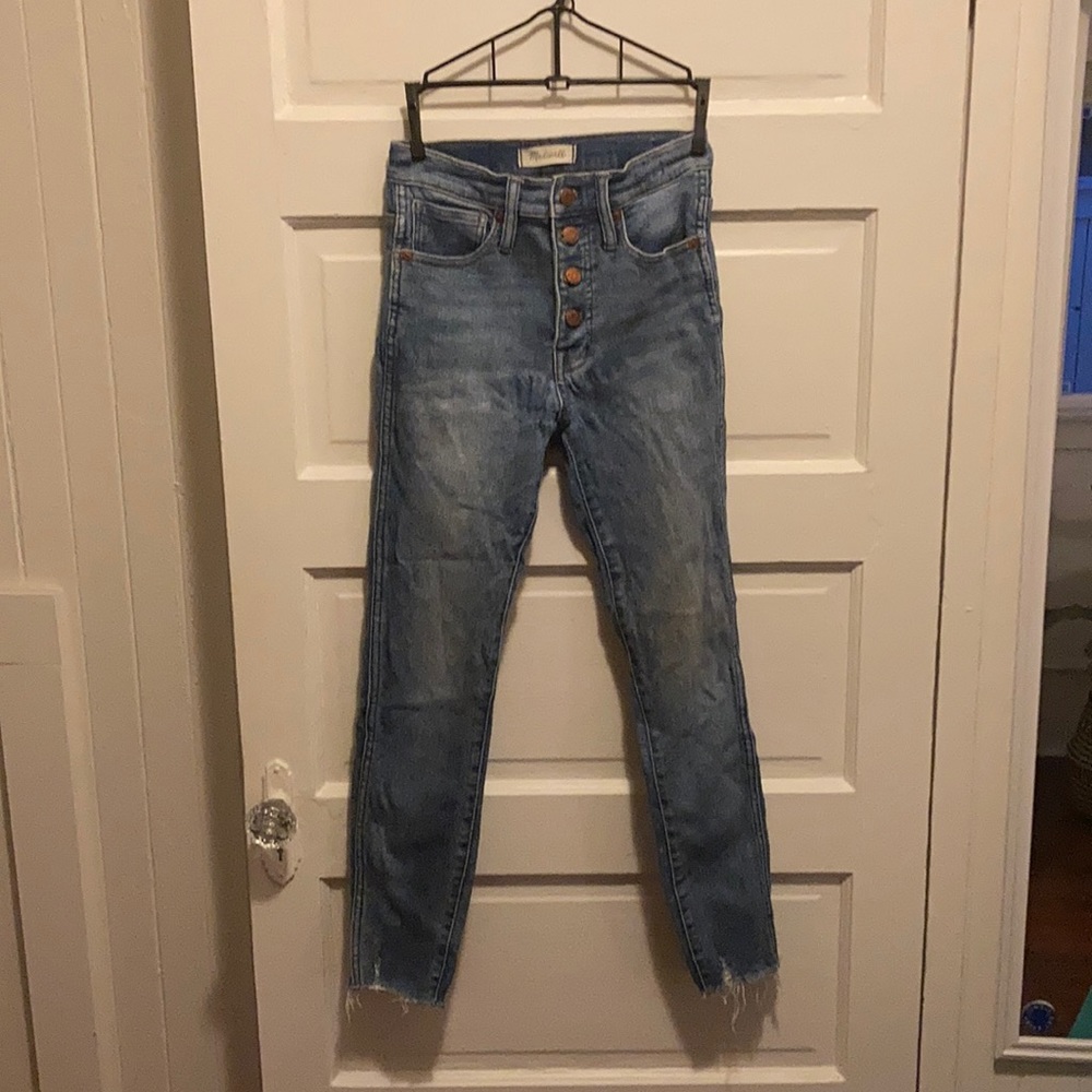 Madewell 10” High Rise skinny Jean size 25